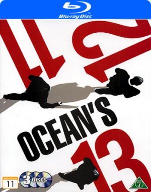 OCEANS ELEVEN & TWELVE & THIRTEEN BOX (3 disc) - Bluray